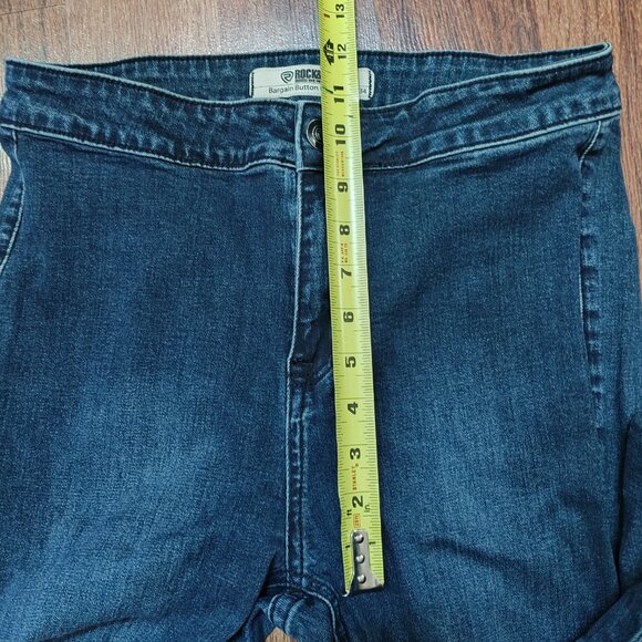 Rock & Roll Denim® Ladies Multi Dart Bargain Button Bell - Picture 6 of 7